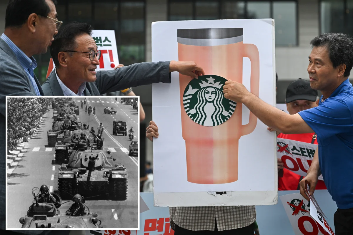 Starbucks Korea'yi basvuran polis operasyonu