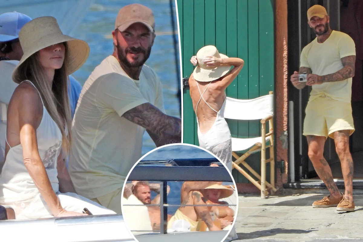 Beckham Ailesi Portofino'da Tatil Keyfi Yaşıyor
