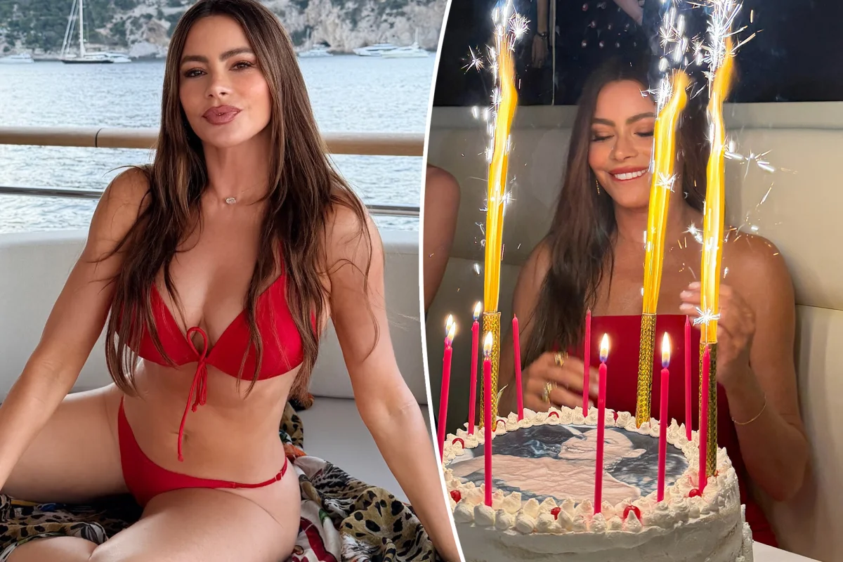 Sofiya Vergara, 54. yasinda Italianya'da seksi bikini ile guruldurdu