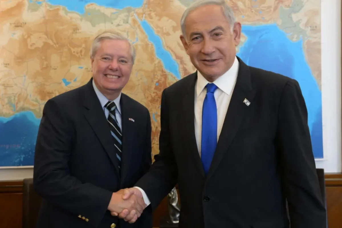 Netanyahu, Lindsey Graham'in son soylesisinde israr ettigi Israil yardimini durdurmaya calisti