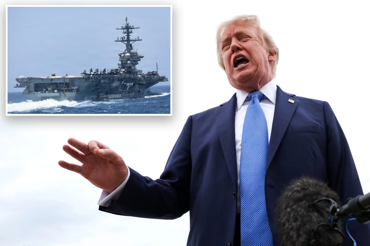 Trump, USS Abraham Lincoln'ün 8 aylik deploymentsini uzatilmasini istediklerini soyledu