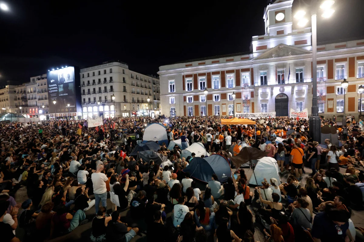 Madrid’da 87 Yaşındaki Kadının Tutsak Edilmesi Sonrası Binlerce Proteste