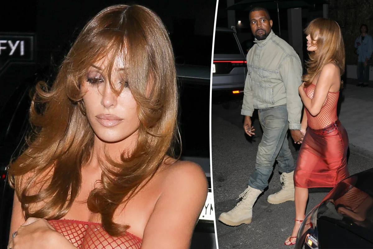 Kanye West'in karisi Bianca Censori, Los Angeles kulübünde en wild görünümlerinden birini giydi