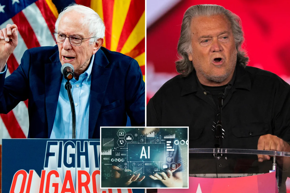 Bernie Sanders ve Steve Bannon, yapay zeka için daha sıkı düzenlemeler talep ediyor