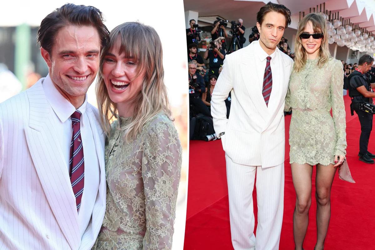Robert Pattinson ve Suki Waterhouse, Venedik Film Festivali'nde bir araya geldi