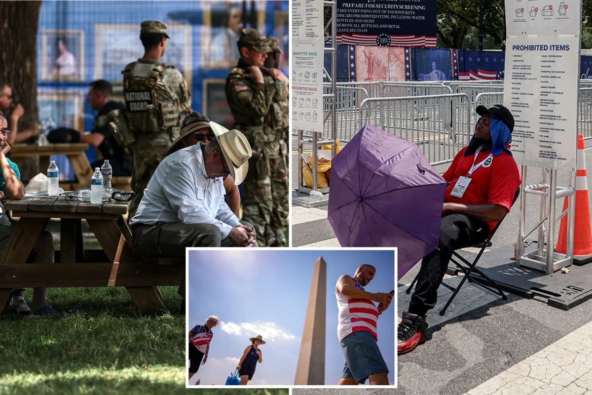 Washington DC'de 4 Temmuz kutlamalari iptal edildi, scorching sıcaklık nedeniyle