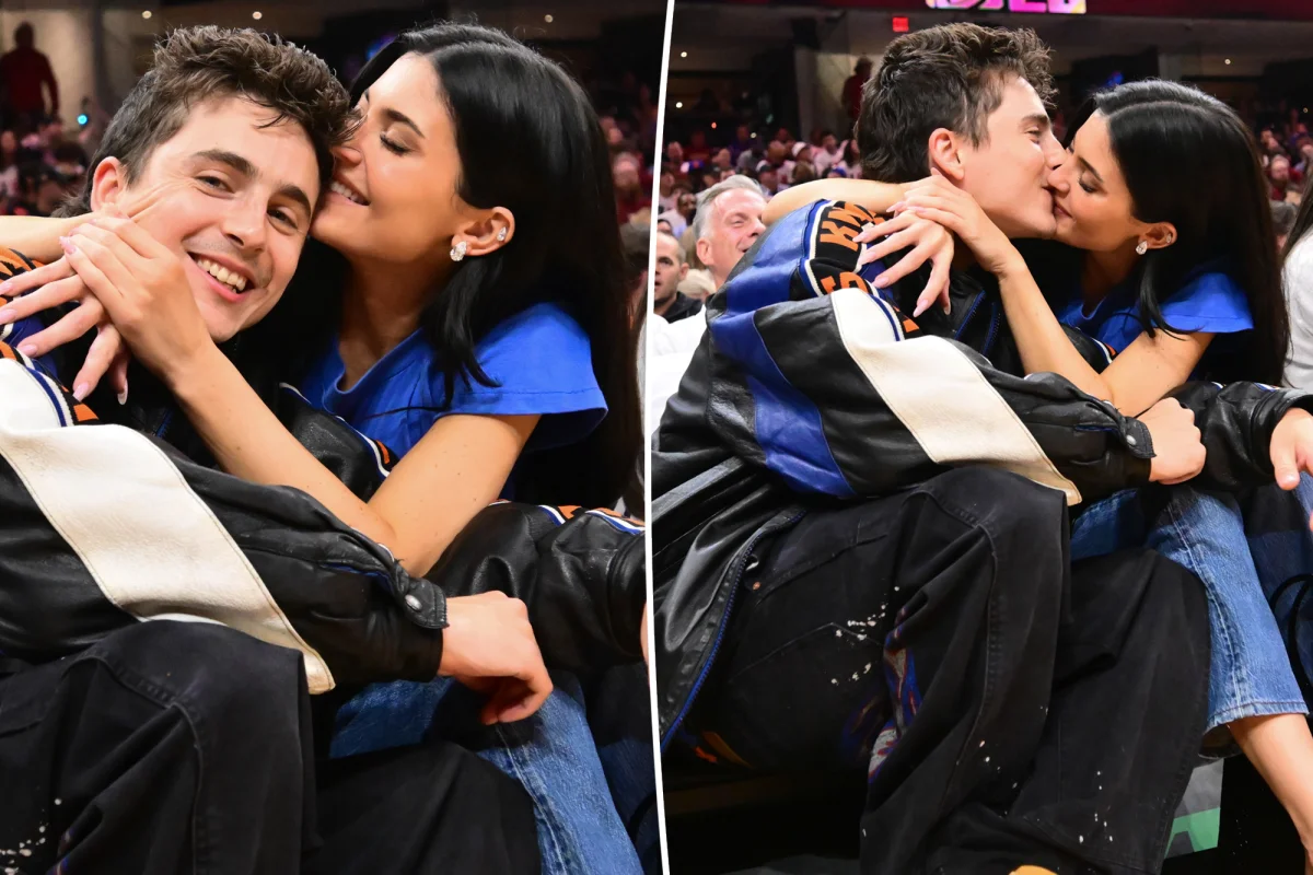 Chalamet ve Jenner, Knicks'in final macina ulasmasini tarih sahnede kutladi