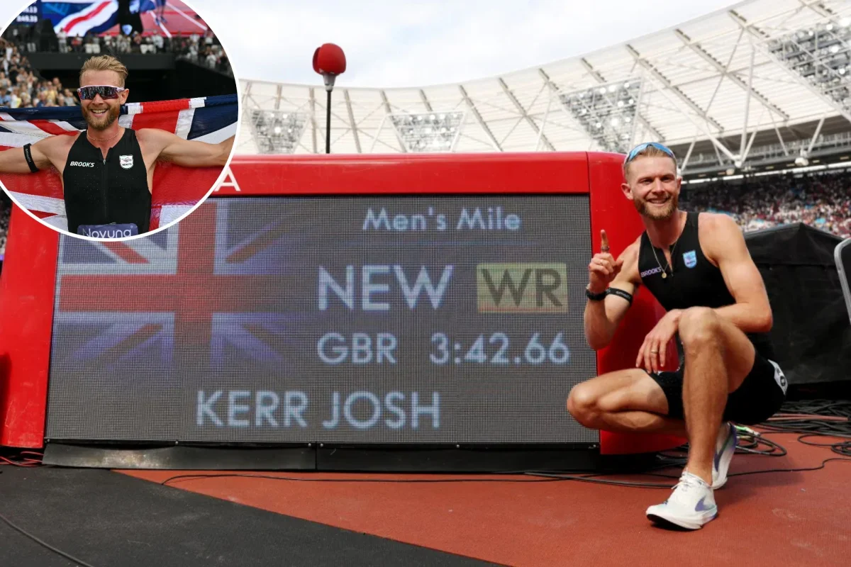 Josh Kerr, dunya mil rekordini break etti