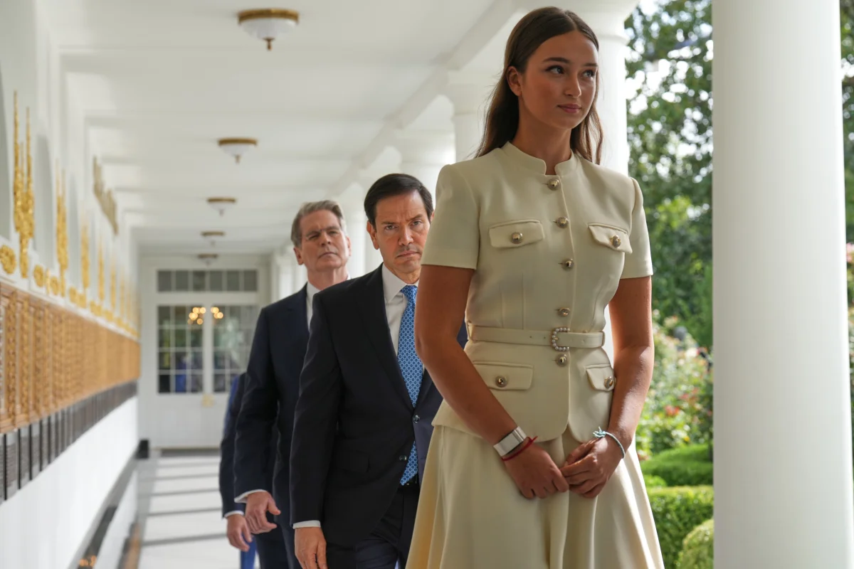 Arabella Kushner, 15, White House'te Çin Devlet Ziyareti sırasında özel selamlaşma yaptı