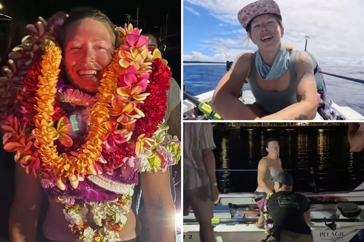 Kelsey Pfendler, en joven kadın, Hawaii'ya teknenle ulaştı