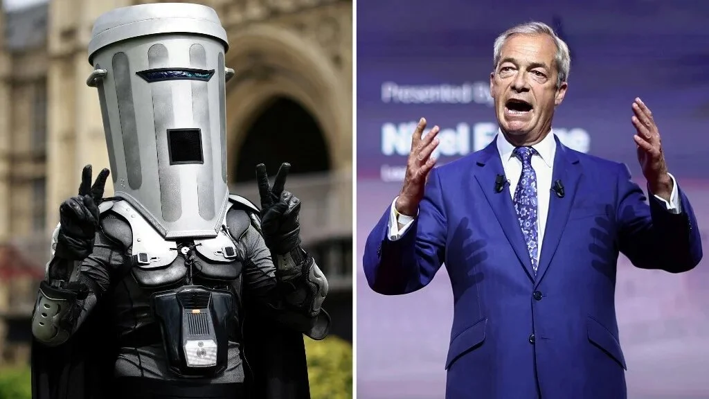 Nigel Farage Clacton seçimlerinde rakip adaylarla yarışyor