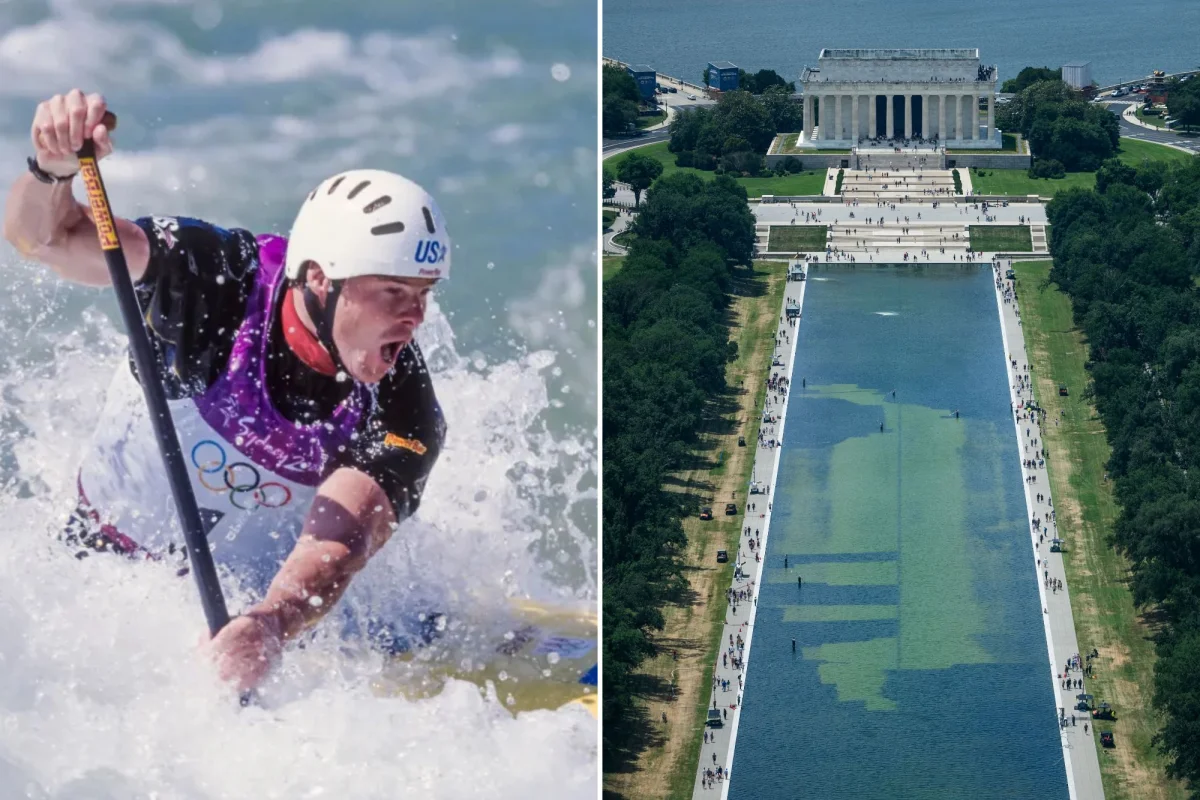 Eski Olimpiyatçı Linoln Anıtı'ndaki Yansıma Havuzu'nu Vandalizmle Suçlandı
