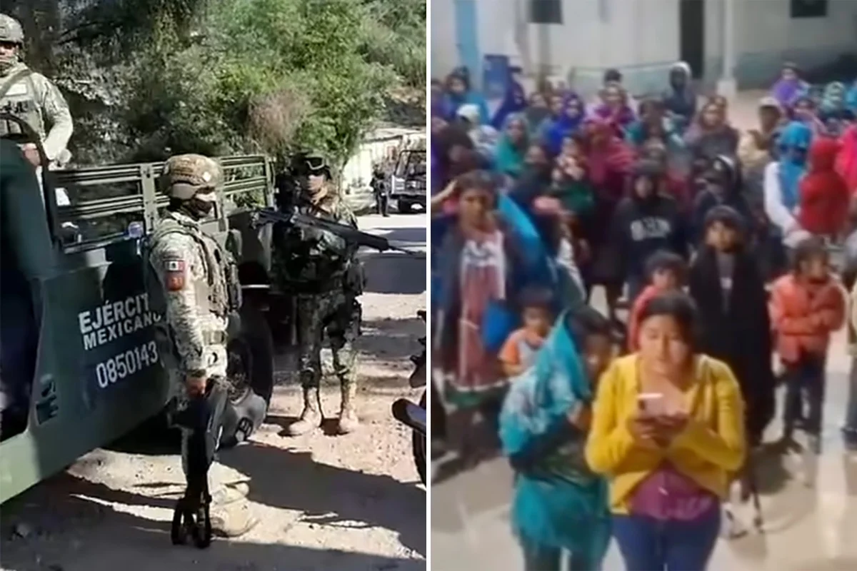 Meksika'da Kartel Şiddeti Nedeniyle Yüzlerce Aile Evlerini Terk Etmek Zorunda Kaldı