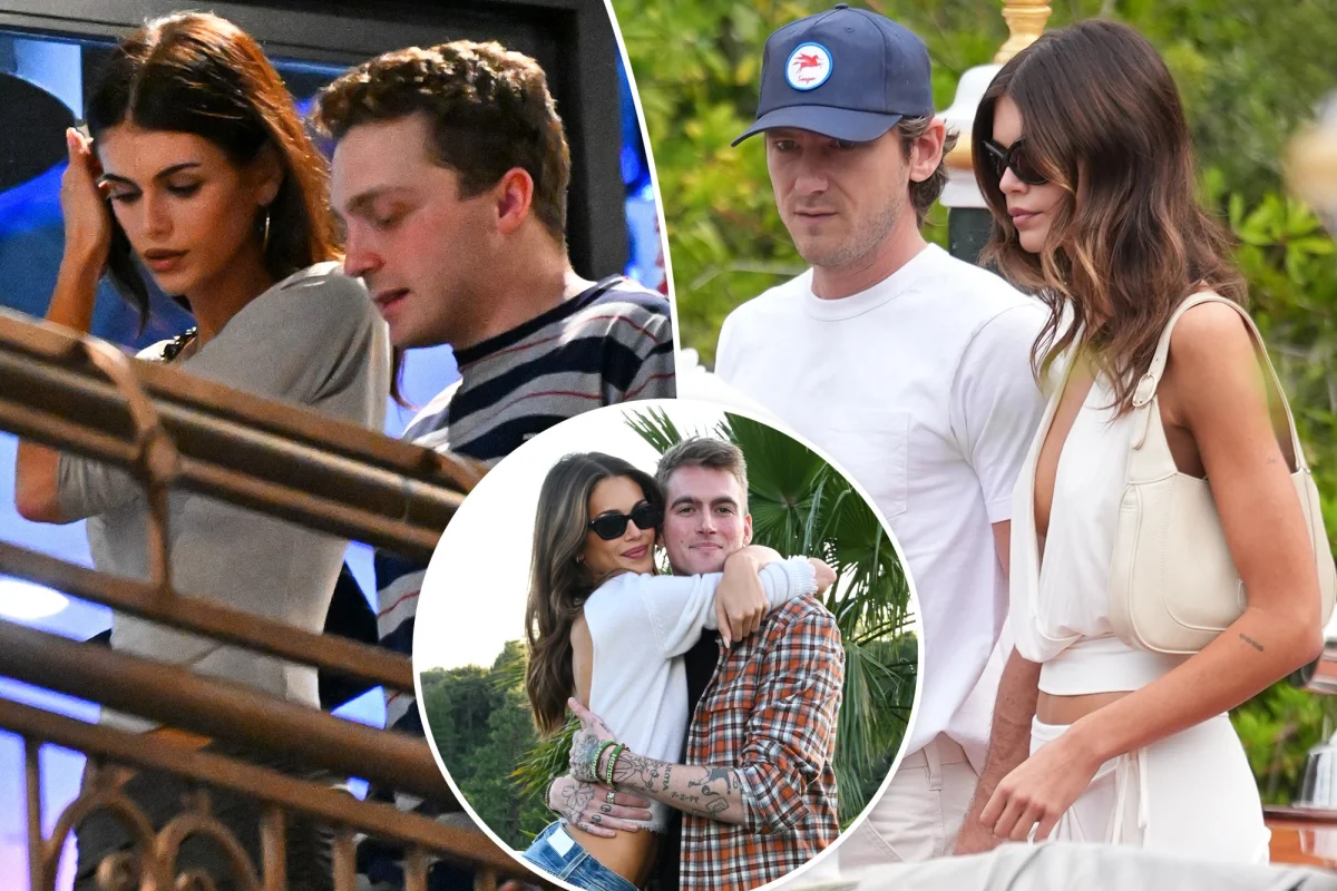 Kaia Gerber'nin kaybolan kedisini aramak için dostları ve sevgilisi yanındaydı