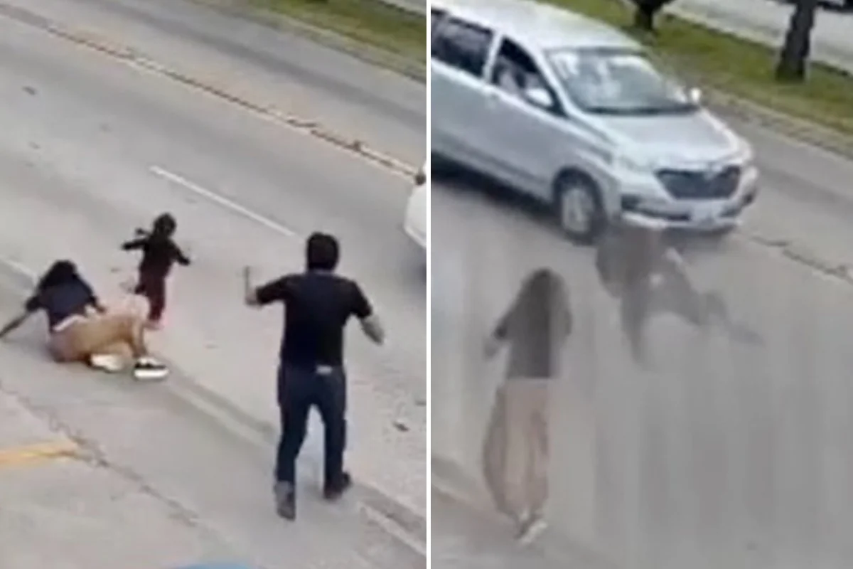 **Mağaza yöneticisi trafikteki kız çocuğunu kurtardı**
