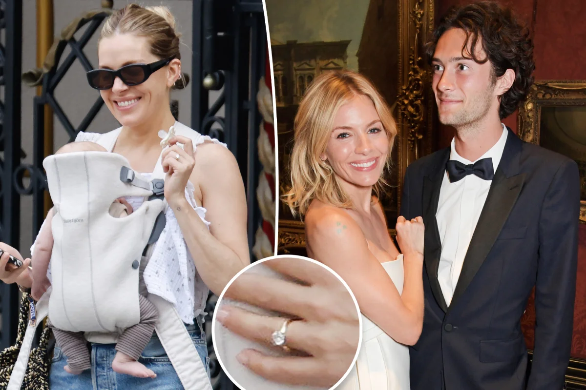 Sienna Miller, Oli Green ile ikinci çocuklarını aldıktan sonra nişanlandı