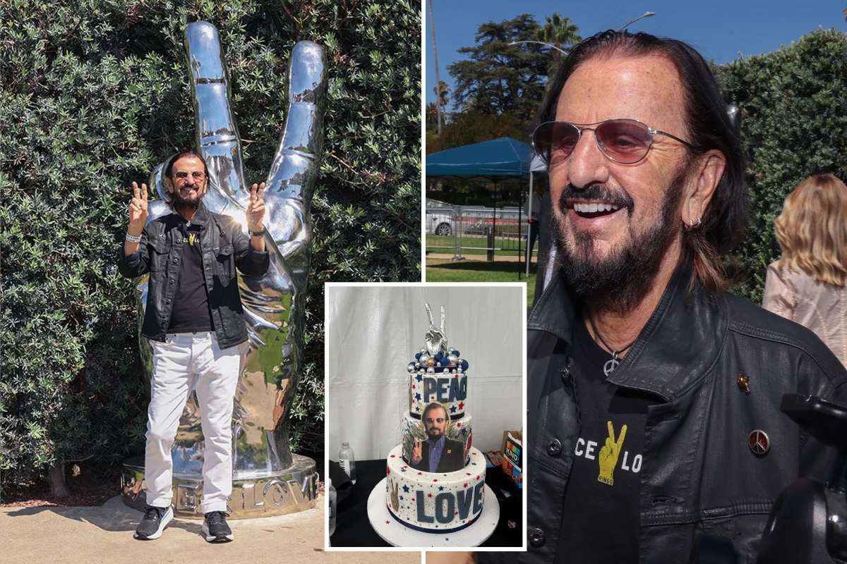 Ringo Starr 86. dogumgununu Beverly Hills'te kutladi