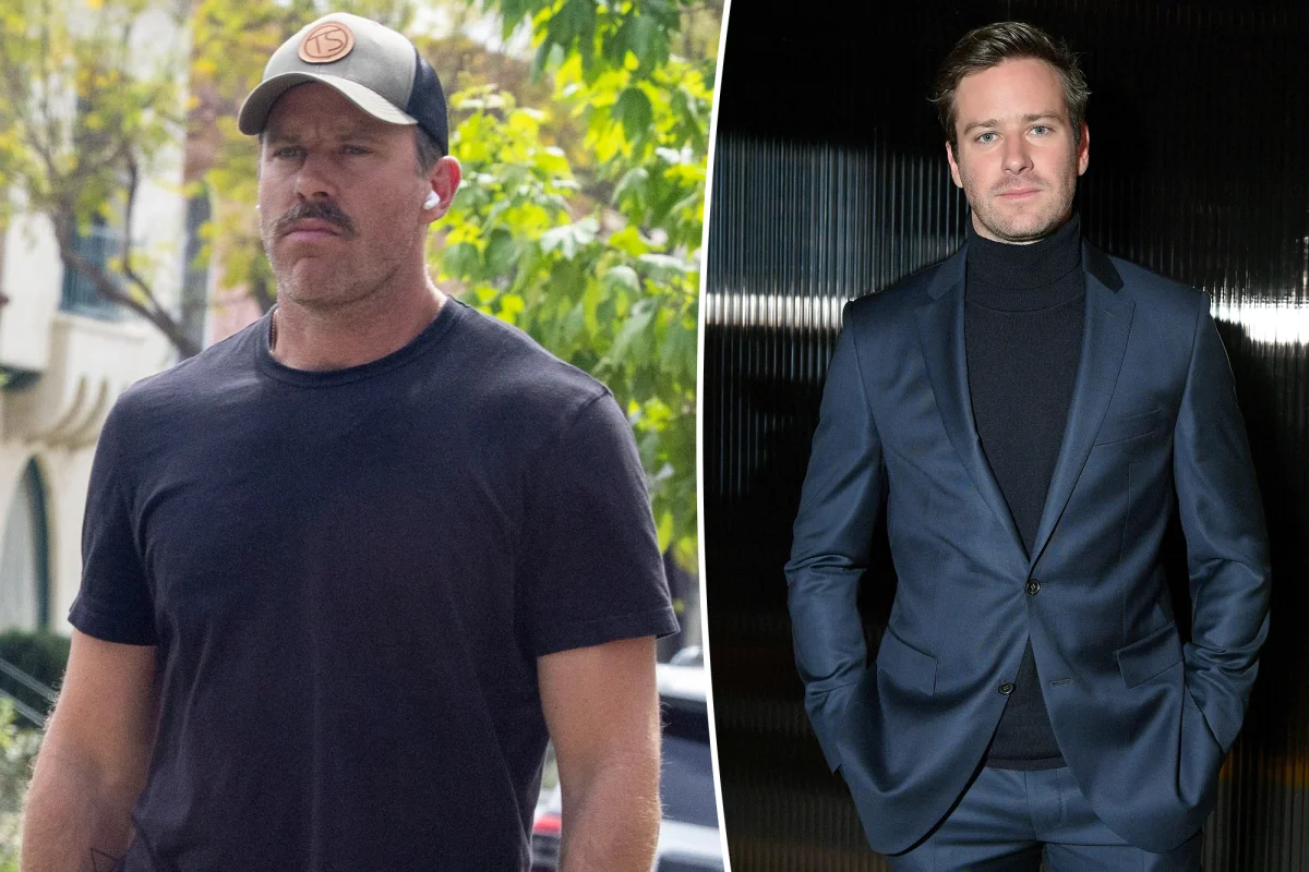 Armie Hammer yeni görünümüyle ilk kez kamuya açıkta görüldü