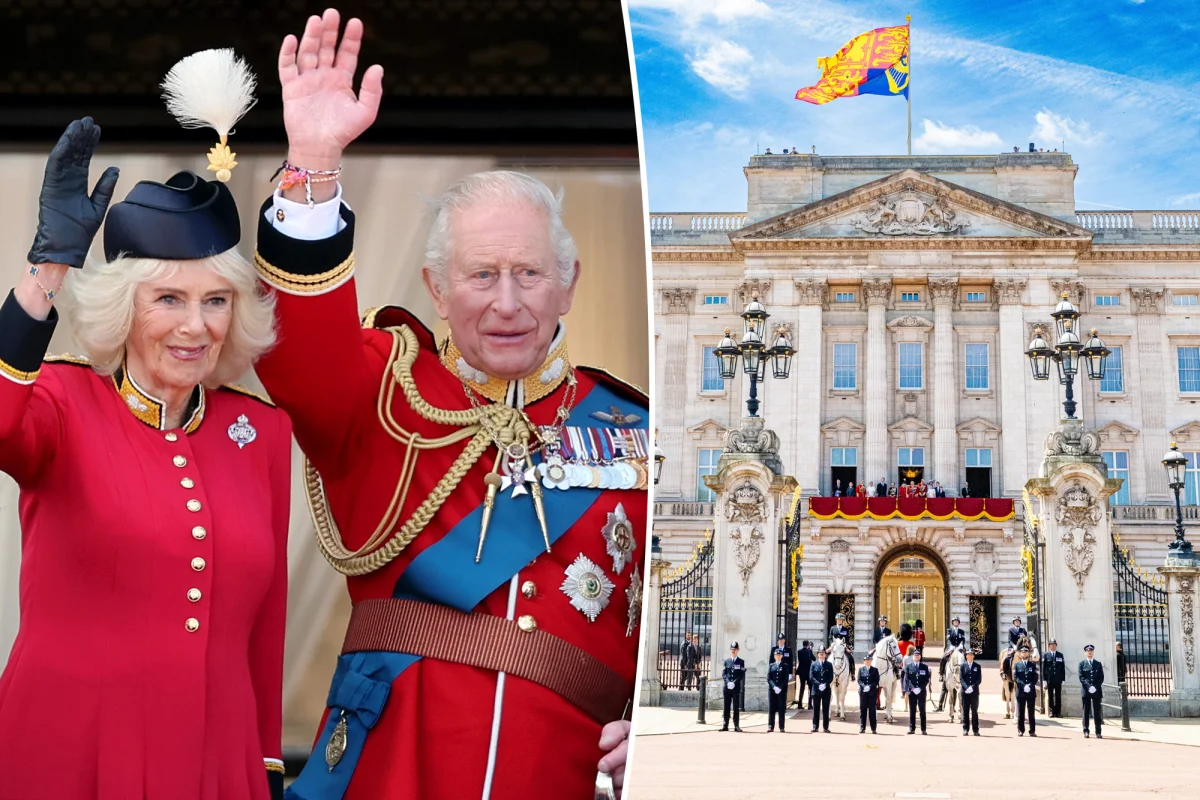 Kraliyet Ailesi'nin Buckingham Sarayi'den Çıkışı