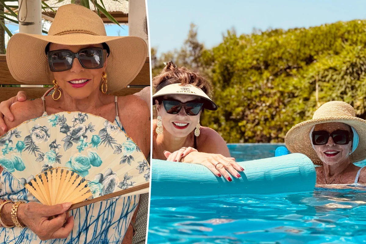 93 Yaşındaki Joan Collins, St. Tropez'te Zamanın Ötesine Gidiyor