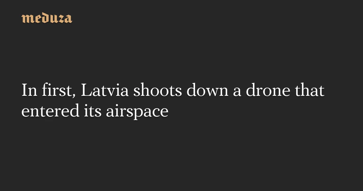 Latvia ve Fransa, Rusya Atfedilen Drone'larını İndirdi