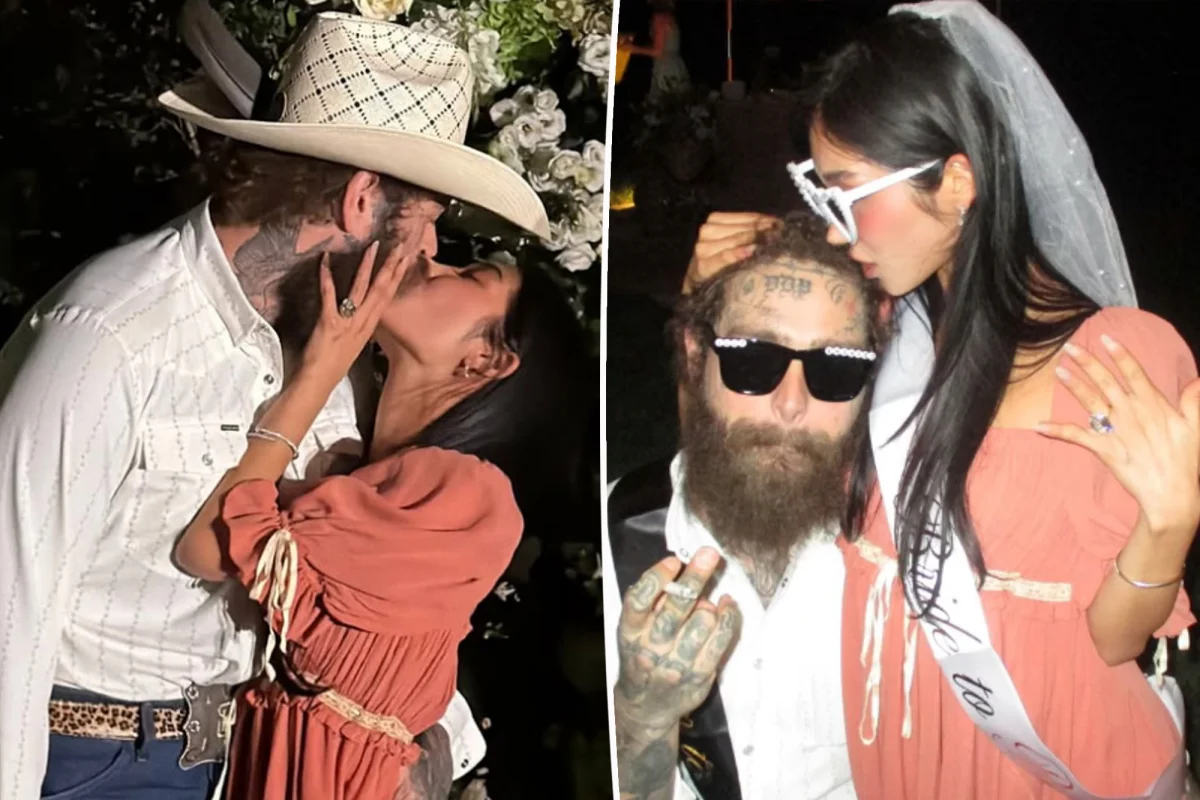 Post Malone ve Christy Lee Nisandalar