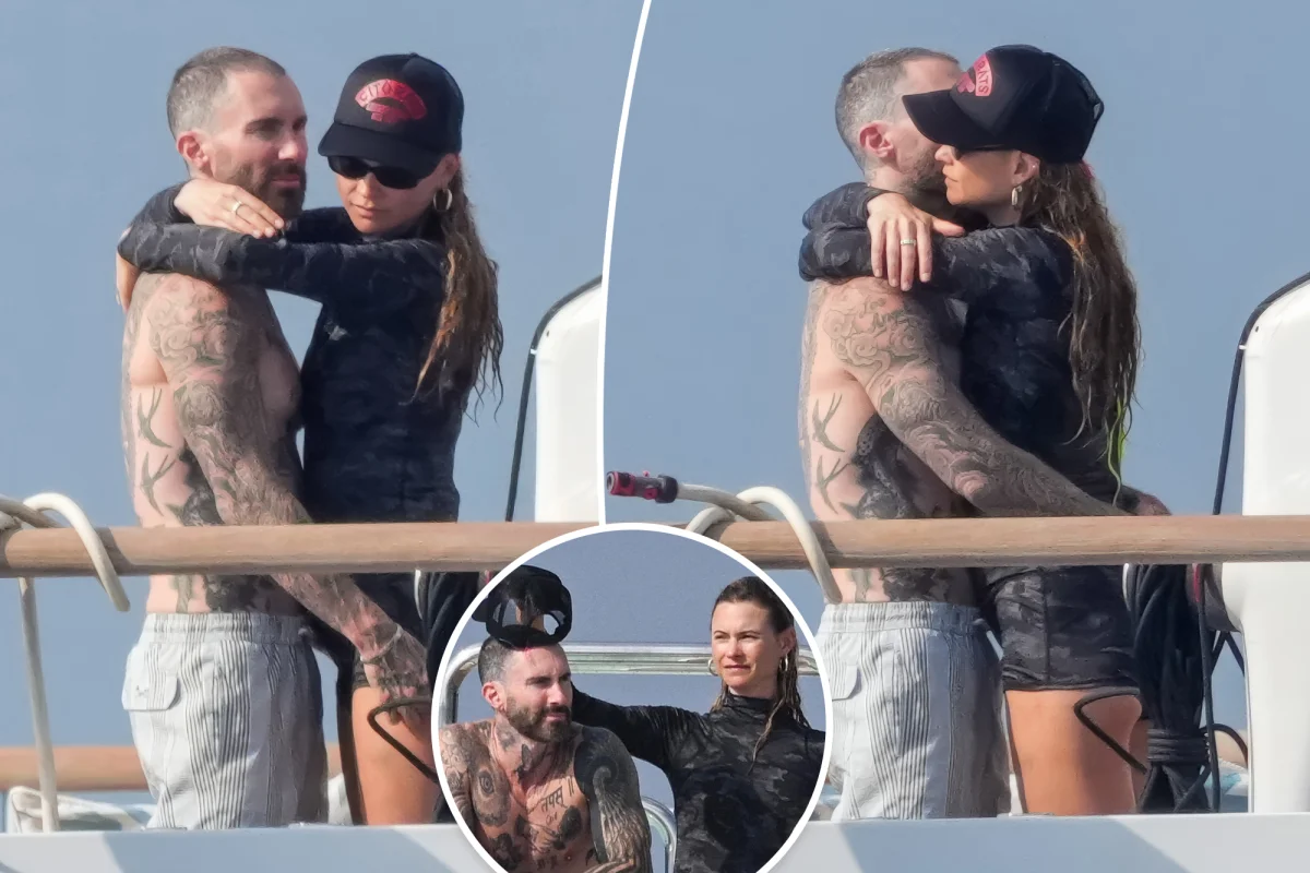 Adam Levine ve Behati Prinsloo'nun romantiği yat gezisinde parildi