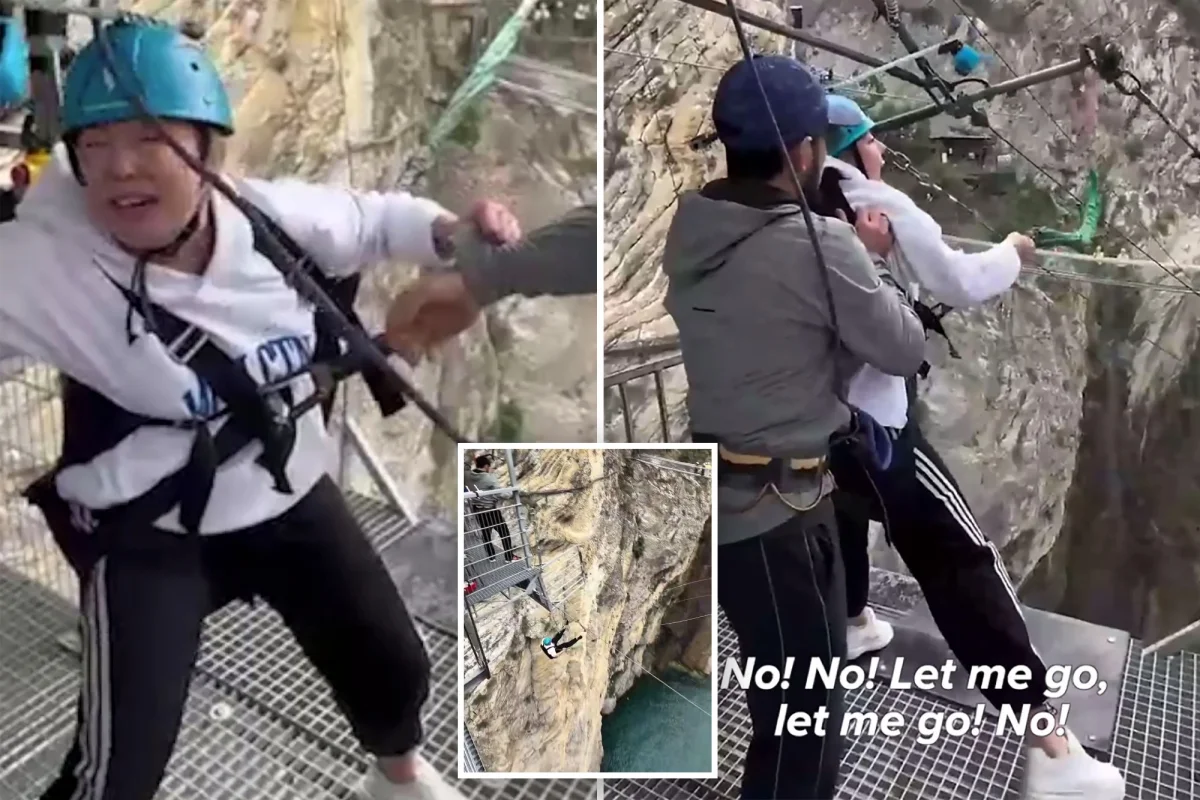 Turist, Gösteri Ekibi Tarafından 260ft'lik Kanyon Atlamaya Zorlandı
