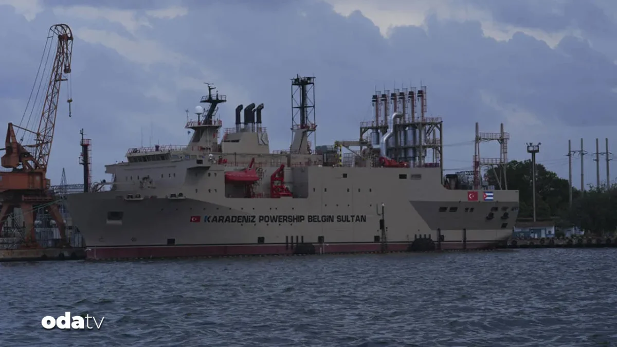 Türkiye'nin Yüzer Santrali Küba'ya Enerji Sağlamaya Başladı